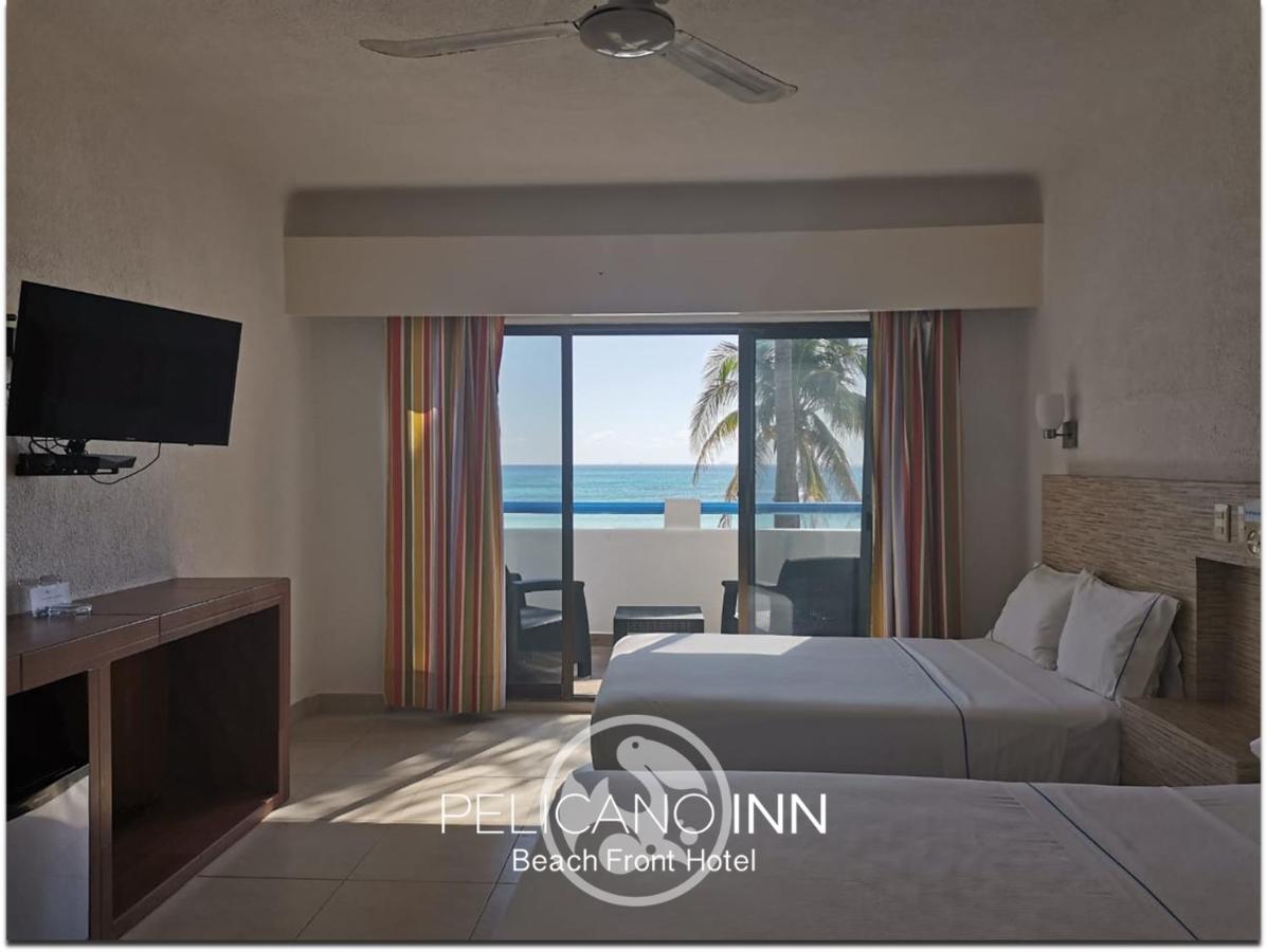 Pelicano Inn Playa Del Carmen - Beachfront Hotel Eksteriør billede